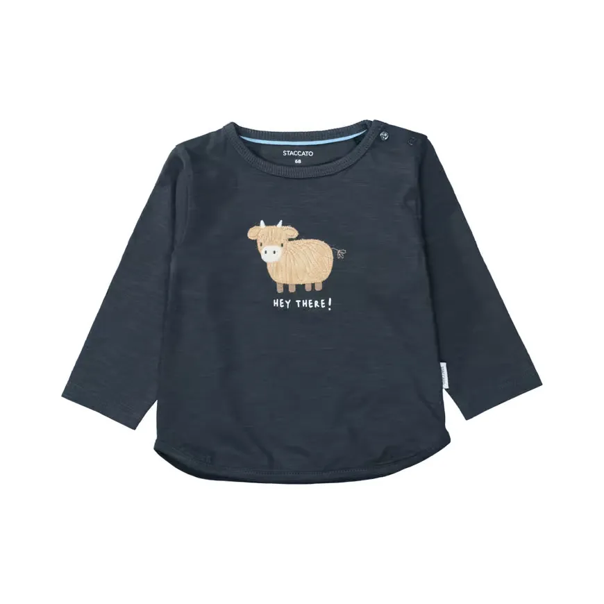 Langarmshirts, STACCATO, Grau – Produktansicht