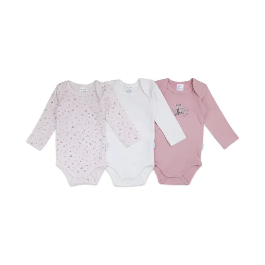 Langarmbodys, LITTLE ONE, Pink – Produktansicht