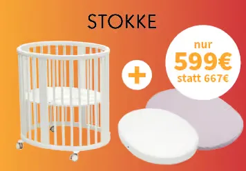 Stokke Sleepi Bett + Matratze + Spannbettuch nur 599 € statt 667 € 