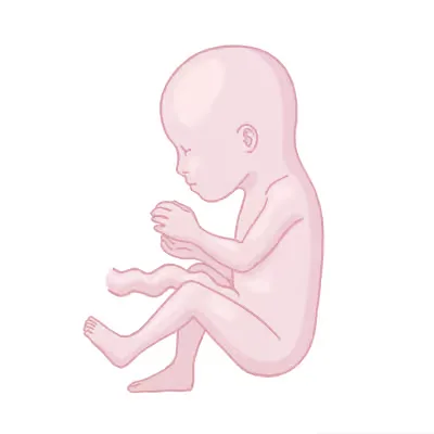 Baby ein, das auf dem boden sitzt und betet.