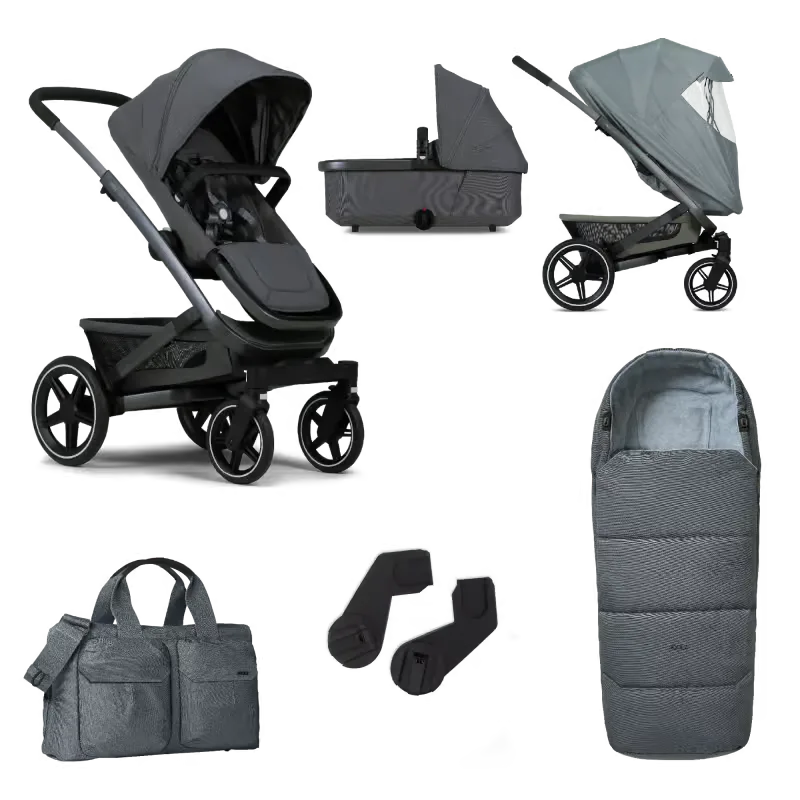 Kinderwagen der, und tragetasche.