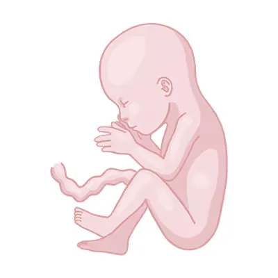 Baby ein, das auf dem boden sitzt und betet.